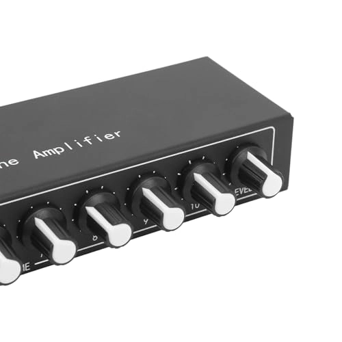 10 Channel Headphone Amplifier - Portable Built in Equalizer