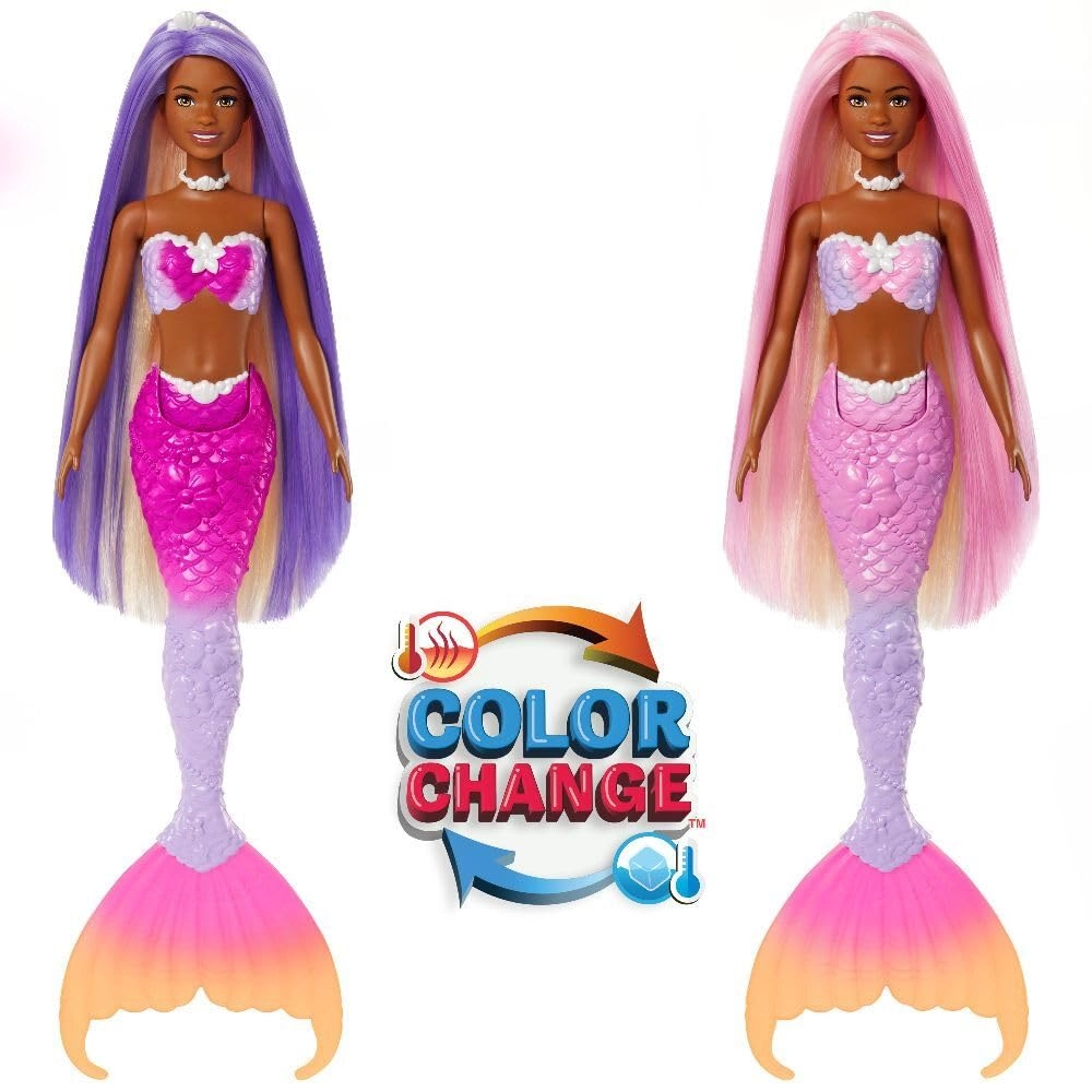 Brooklyn Mermaid Doll - Pink Hair Water-Activated Color Change Ages 3+