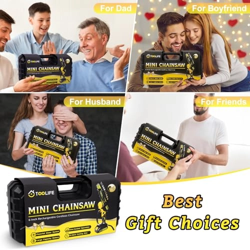 6inch Mini Chainsaw - 2000mAh 21V Battery