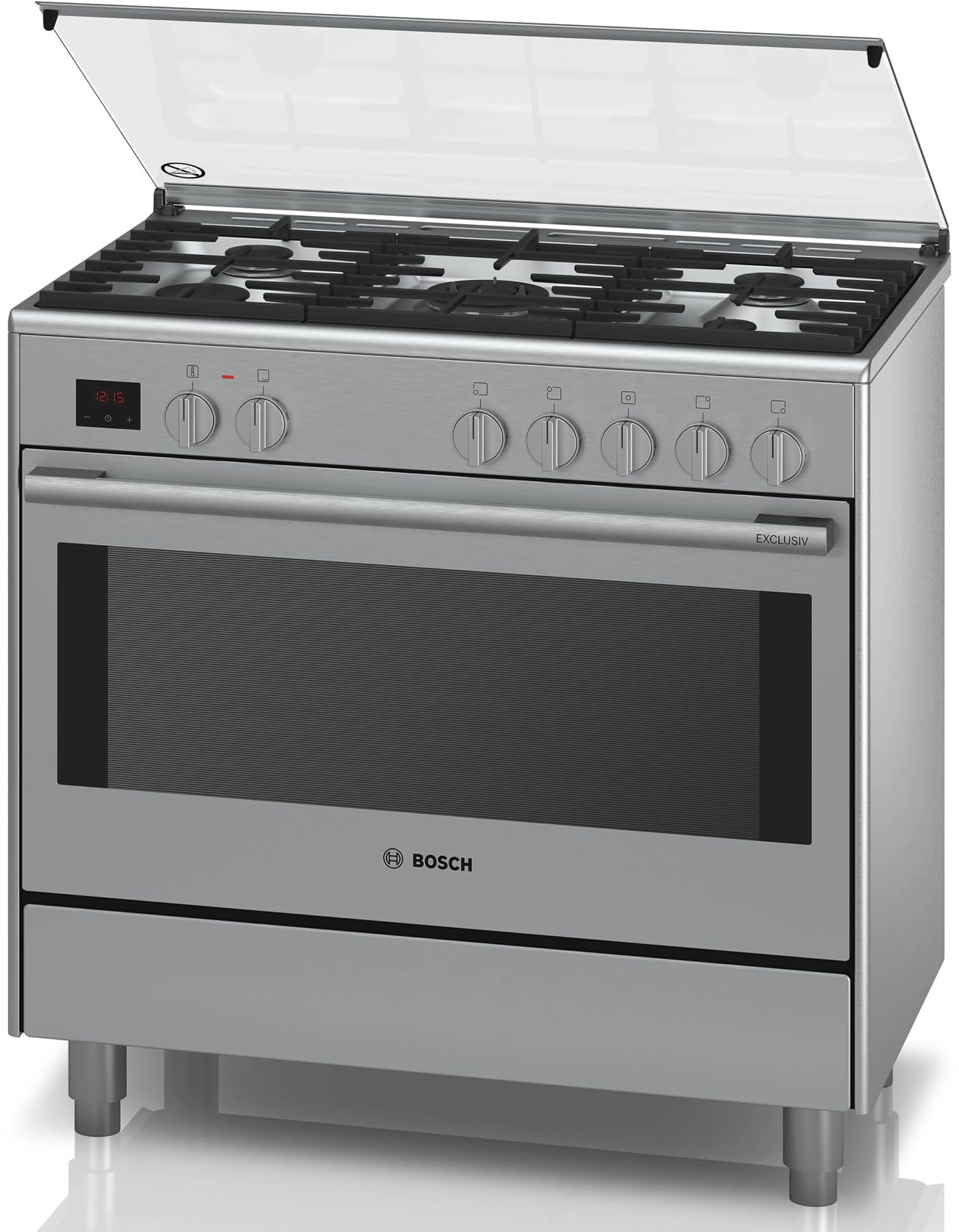 Bosch HSB738357M 90X60 cm Free Standing Cooker - Dual Fuel