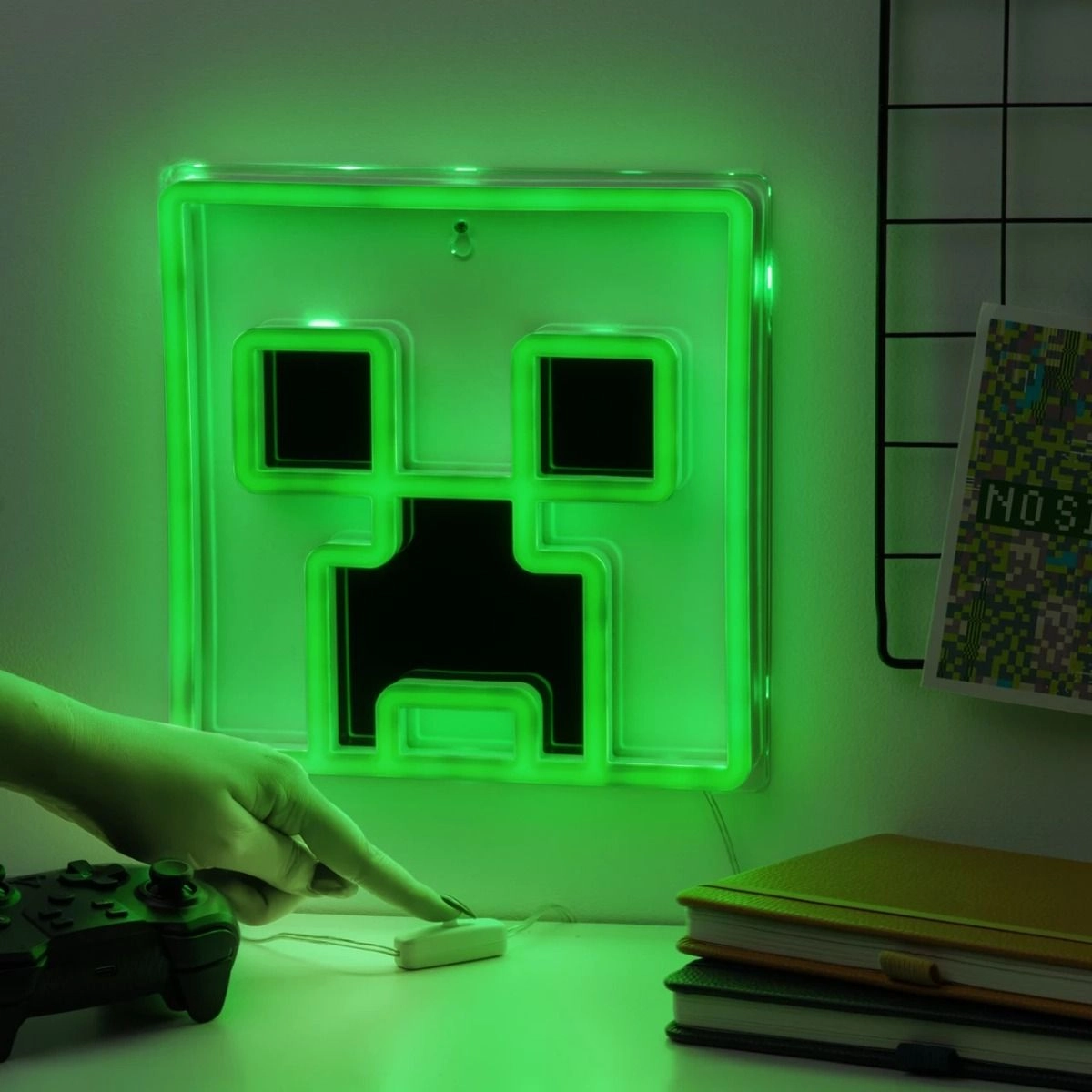 Creeper Wall Mountable LED Neon Light - Minecraft