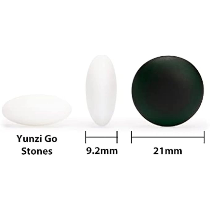 Shin Kaya - Reversible 19x19 / 13x13 Double Convex Yunzi Stones Jujube Wood Bowls