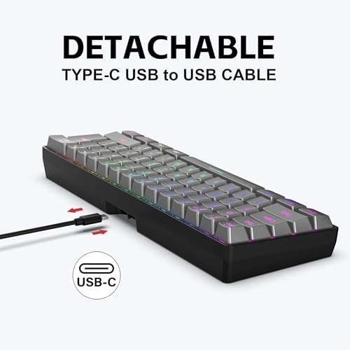 60% Wired Gaming Keyboard - USB-A