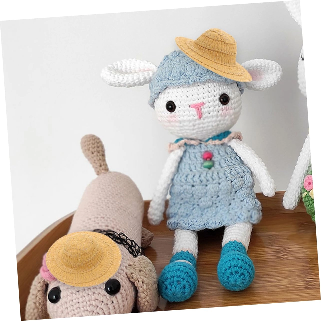 Mini Hand Woven Straw Hat - paper