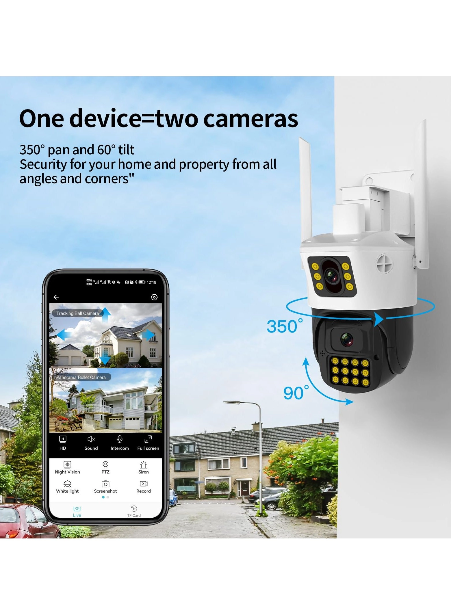 Outdoor Security Camera 1080P