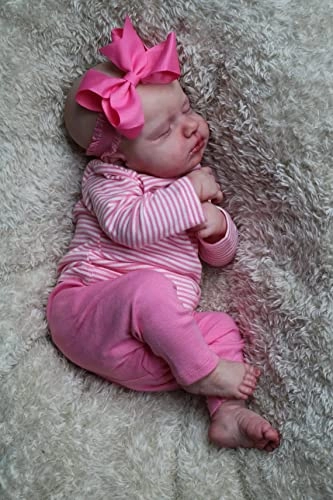 Loulou Reborn Baby Doll - 19 inches Blue Eyes