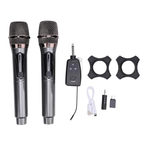 Wireless Microphone Set - 2 Microphones 2.4G