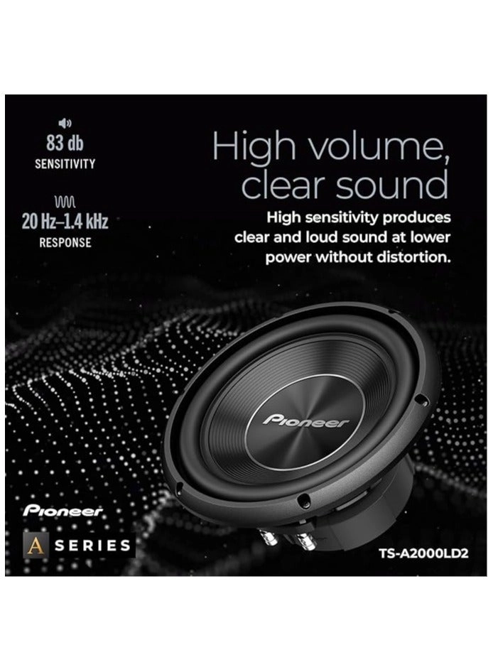 TS-A2000LD2 - 250 watts RMS 8 inch