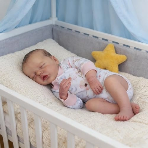 Reborn Baby Doll - 18 inch Silicone Boy and Girl Ages 3+ Bundle