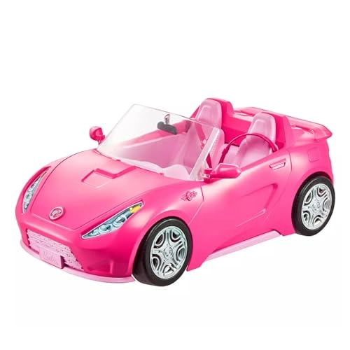 Barbie and Ken doll + Wardrobe + Two-seater convertible car