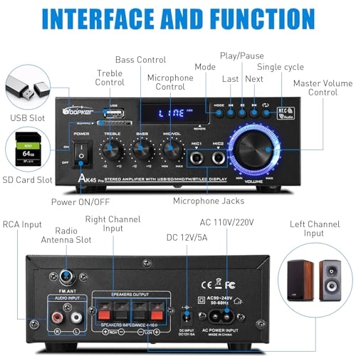AK45 Pro - 2.0 Channel RMS 50WX2
