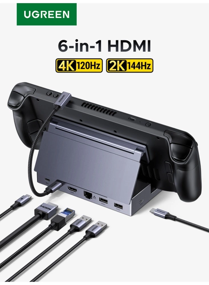 Ugreen USB Type C Hub Docking Station - 4K@120Hz 100W PD 1000Mbps Ethernet