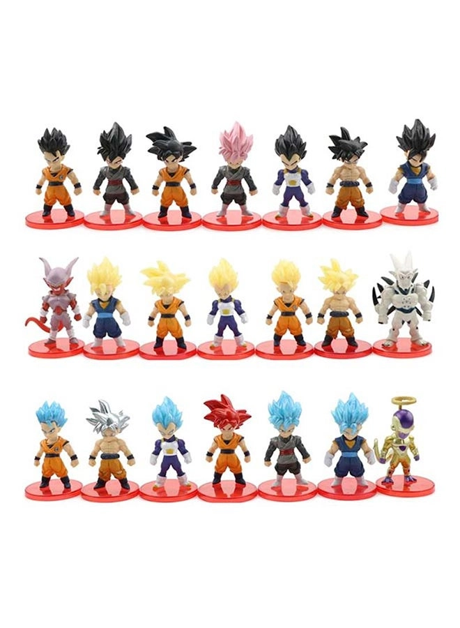 Generic Dragon Ball Z Anime Action Figure Toy Set - 21-Piece