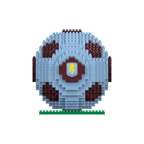 BRXLZ Bricks 3D Football - Alternative Club Colours Aston Villa FC