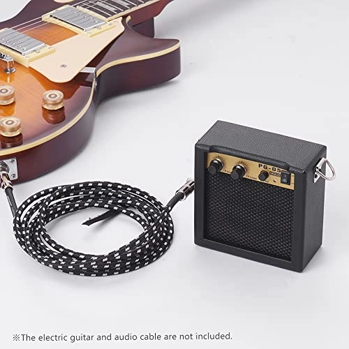 Mini Guitar Amplifier - 5W Wooden 6.35mm Input
