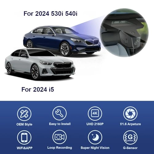 4K Front Only 2160P for BMW 5 2024