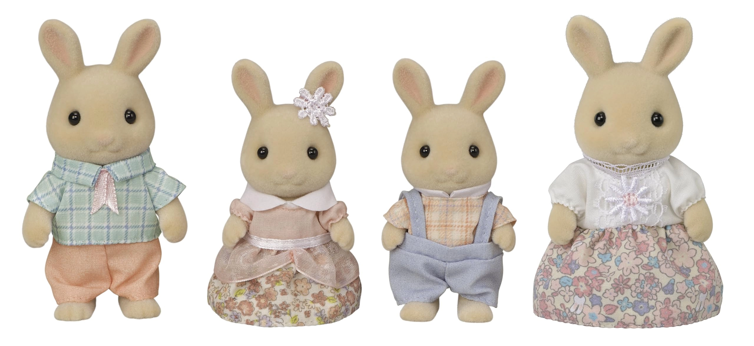 Milk Rabbit Family (CC2075) 4 pcs