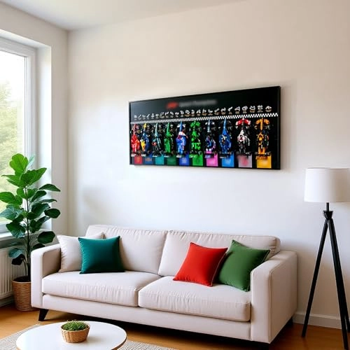 Display Wallboard - aluminum non-yellowing acrylic for LEGO Speed Champions 77242-77251