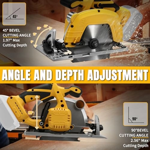 Brushless Electric Circular Saw Cordless