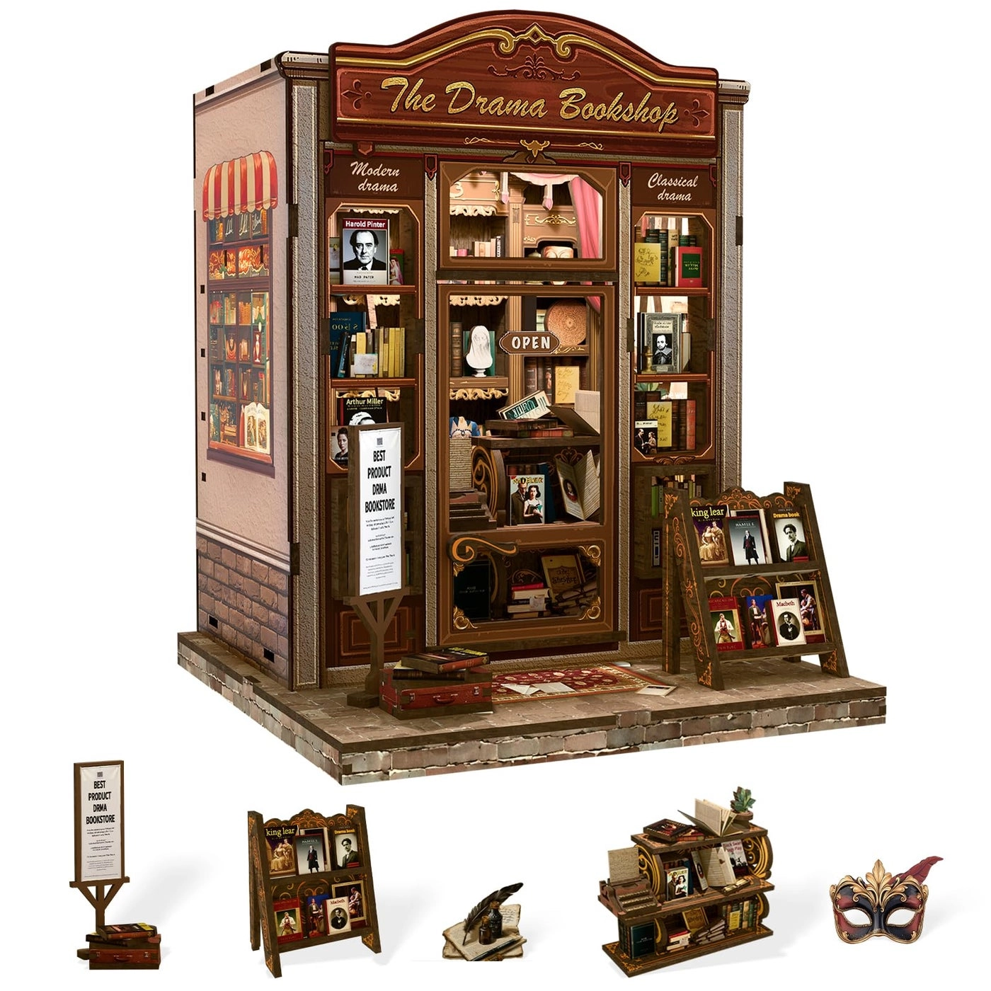 Book Nook Kit - Cooking Bookstore