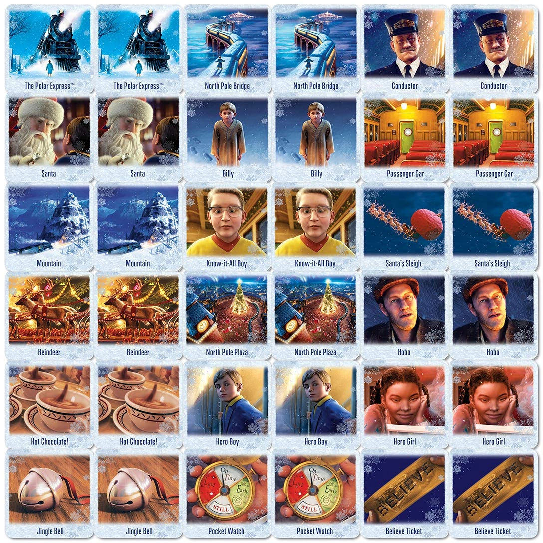 The Polar Express Matching Game - 3+ 18 pieces