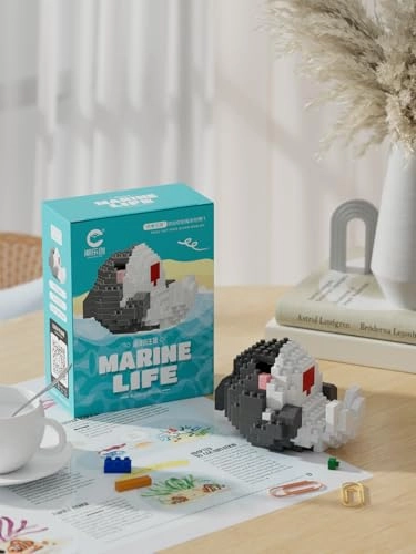 Cute Sea Animals Creature Building Toy Blocks - Sharks 1 pcs