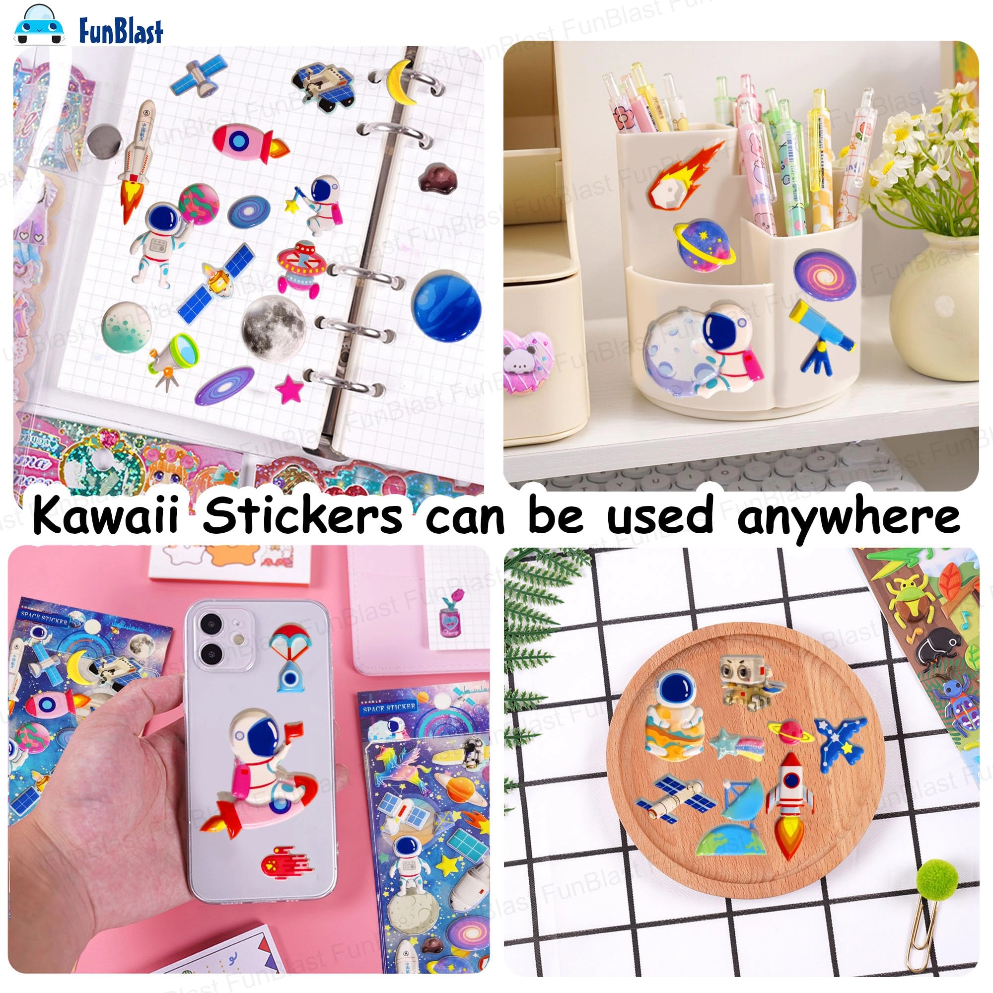 Space Sticker Book 3D PVC 150 pcs