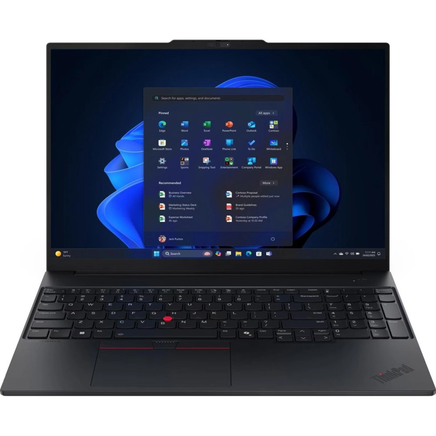 Lenovo ThinkPad E16 Gen 3 - 16'' Intel Core Ultra 7 258V 32GB 1TB SSD