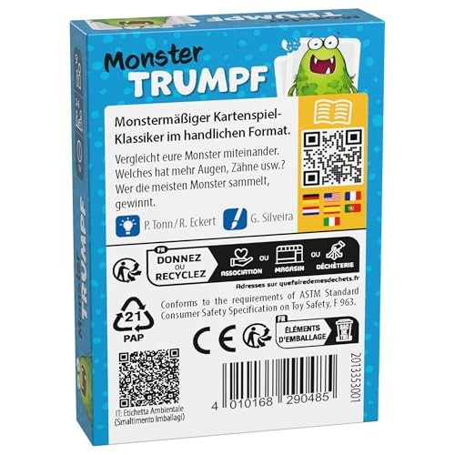 Monster Trump - Super Trump Card Game (German)