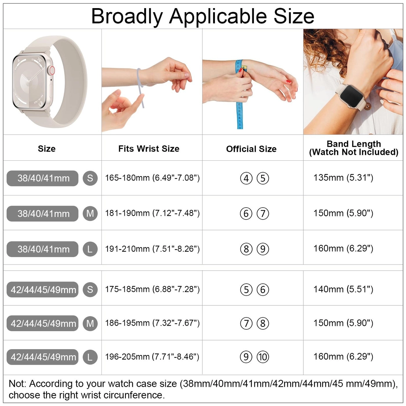 Silicone Solo Loop Watch Band for iWatch Ultra 3 2 1 Series 11 10 9 8 SE 7 6 5 4