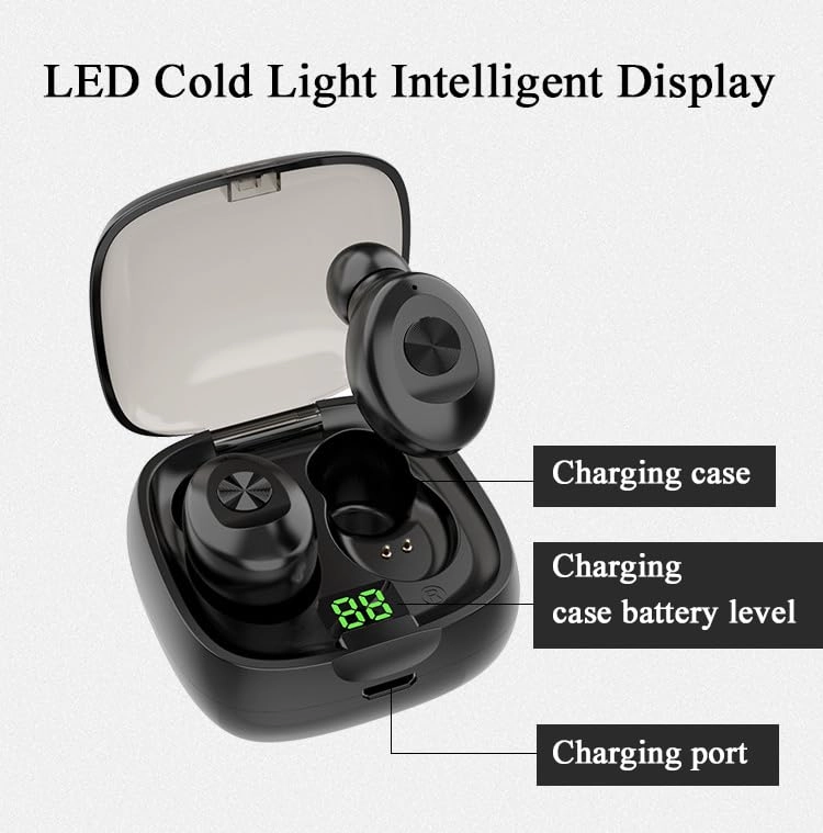 LED Display In-Ear Wireless Earbud