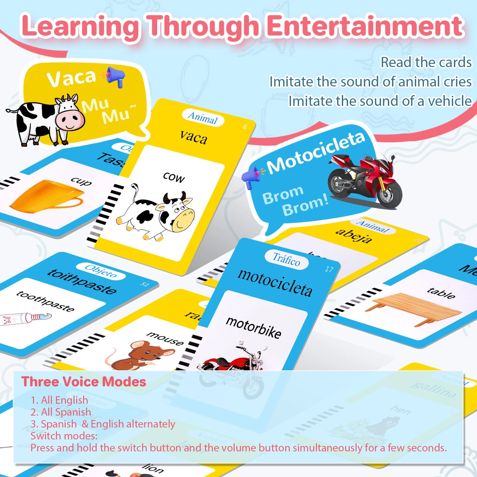 Talking Flash Card - 3+ 1 pieces