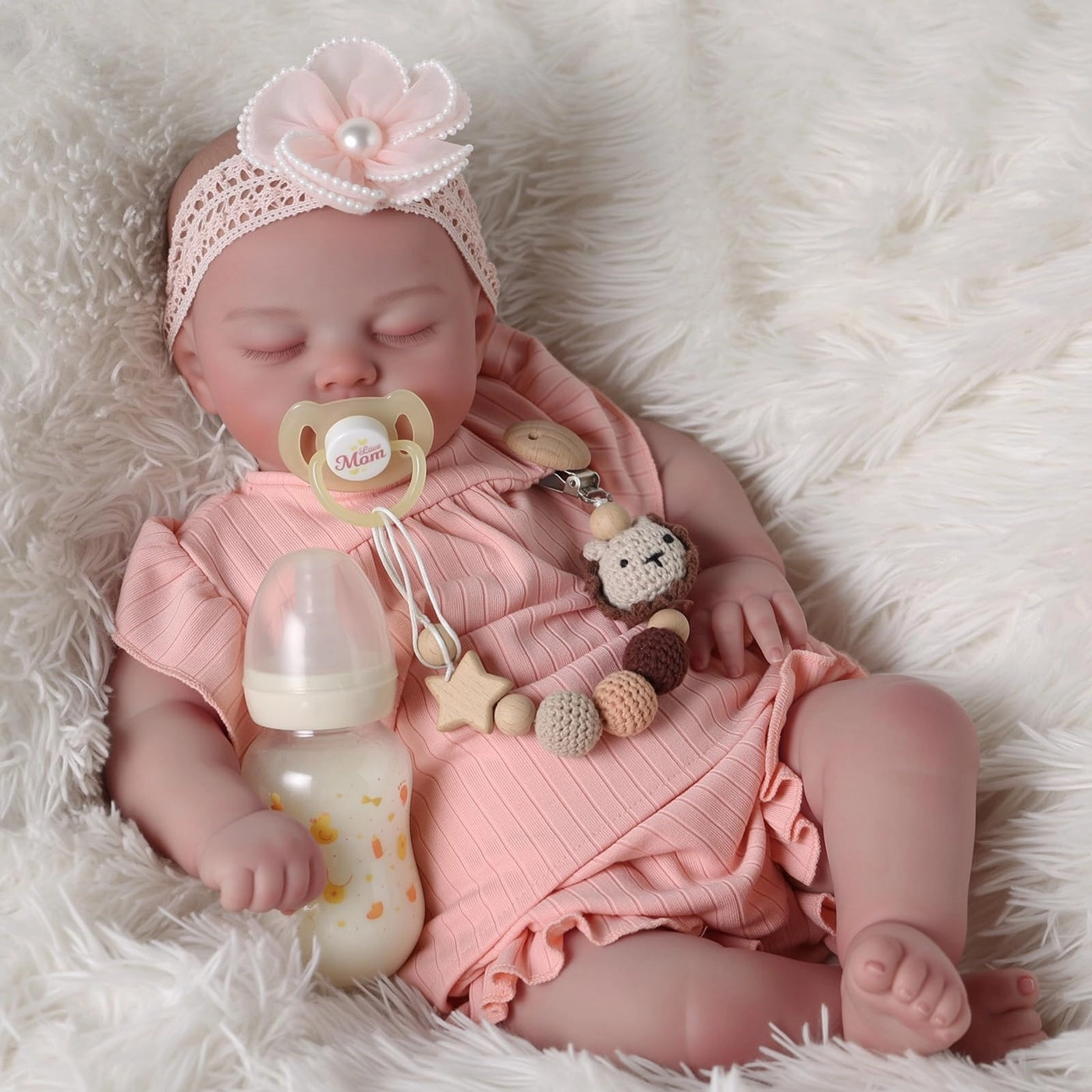 Reborn Baby Doll - 20 Inch Vinyl Newborn Girl Ages 3+ Gift Box