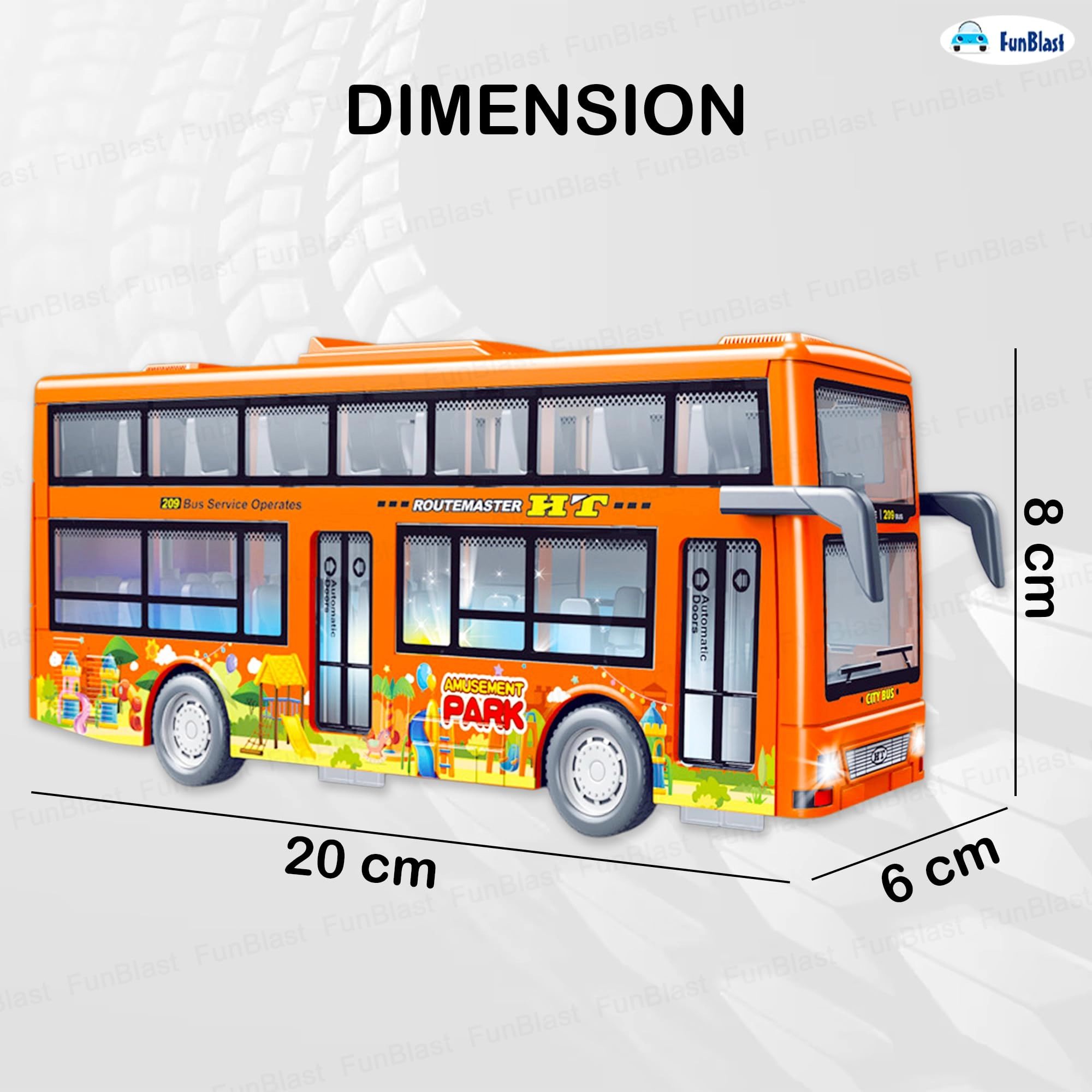 City Bus Toy - 1 Count