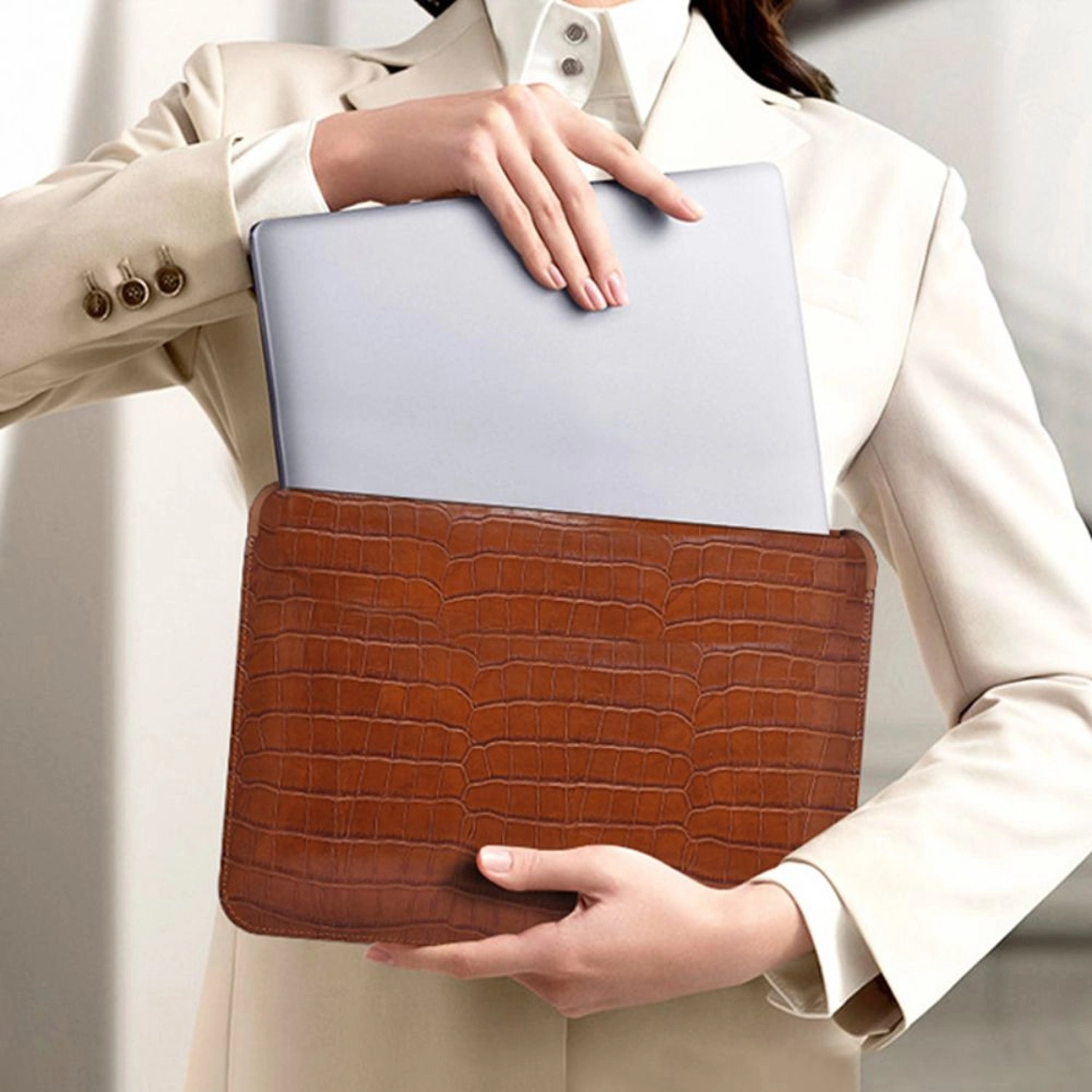 Skin Croco - Laptop Sleeve 13.3 inch