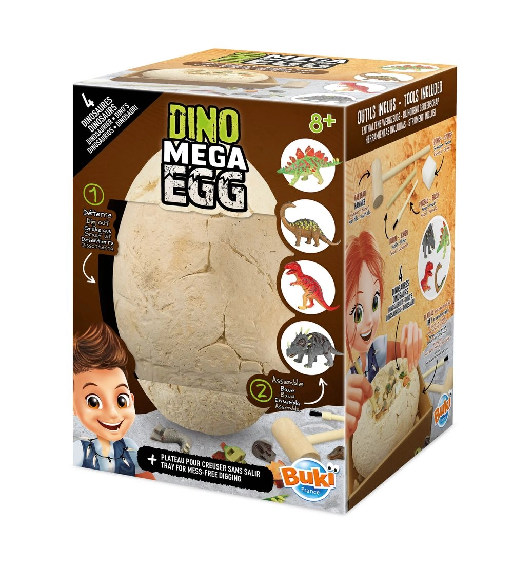 Buki France Dino Mega Egg - 8 years+