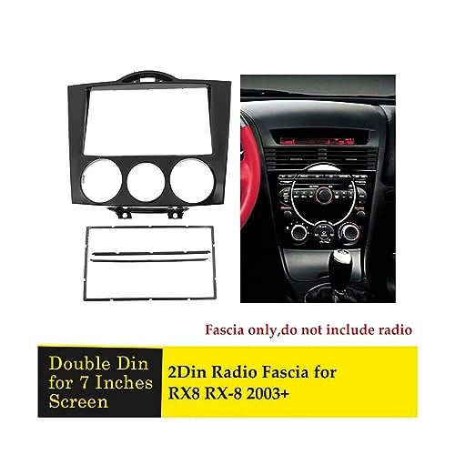 2Din Car Stereo Radio Fascia - Mazda RX-8 RX8 2003-2008