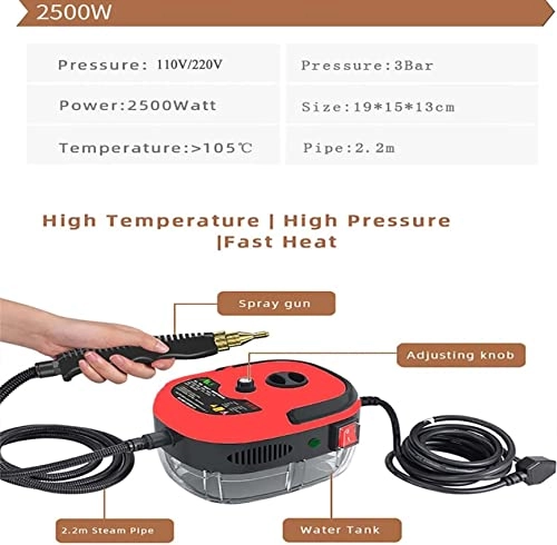 High Pressure Steam Cleaner - 3Bar 900ml