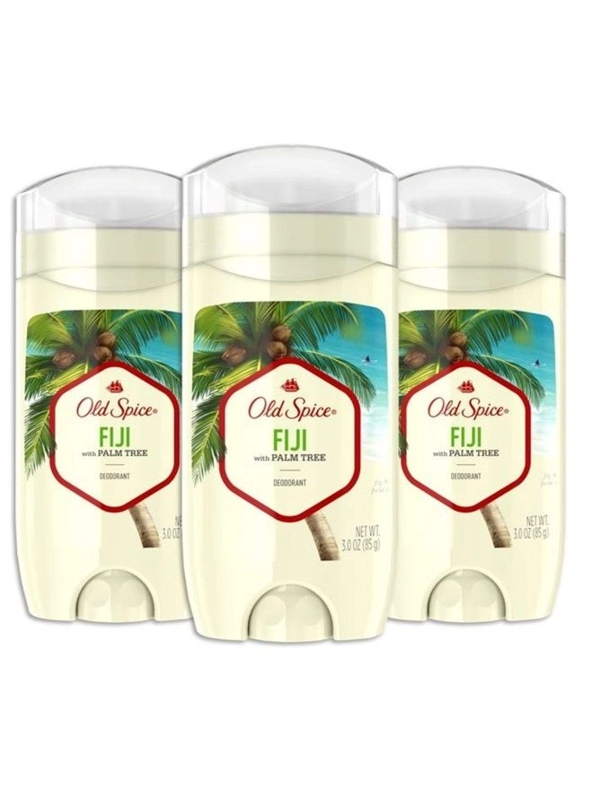 Aluminum Free Deodorant - Fiji with Palm Tree 3.0 Ounce