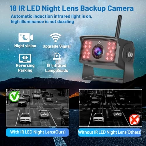 Wireless Digital Backup Camera - Night Vision 1080P