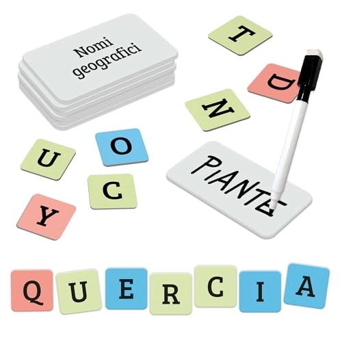 Choose the Category and Compose the Word - Alphabet (Italian)