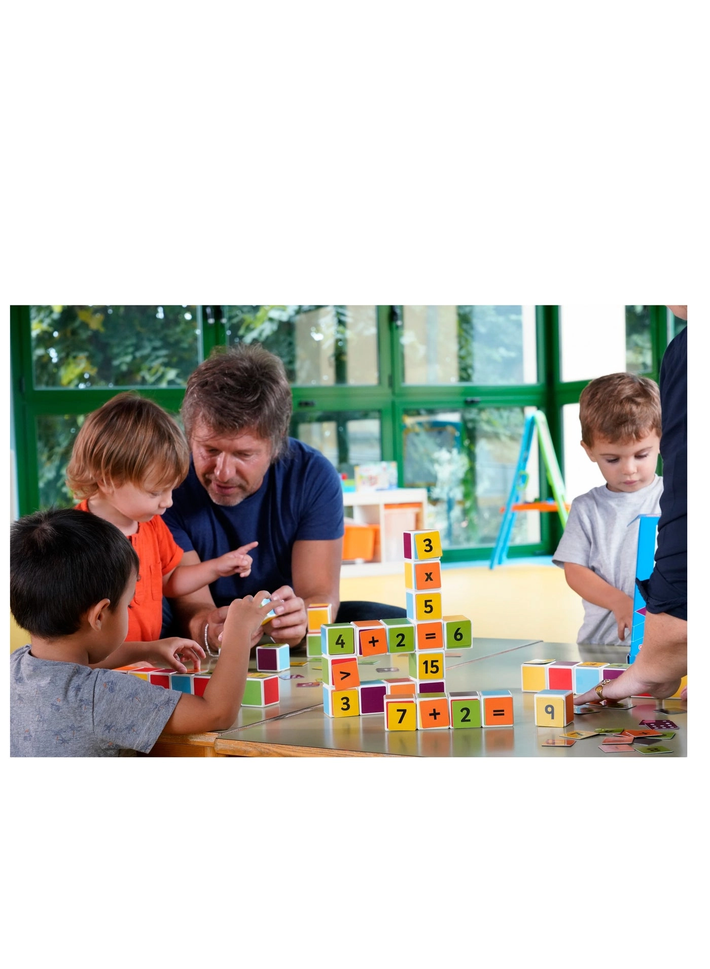 Magicube Math Building And Clips - 55 pcs