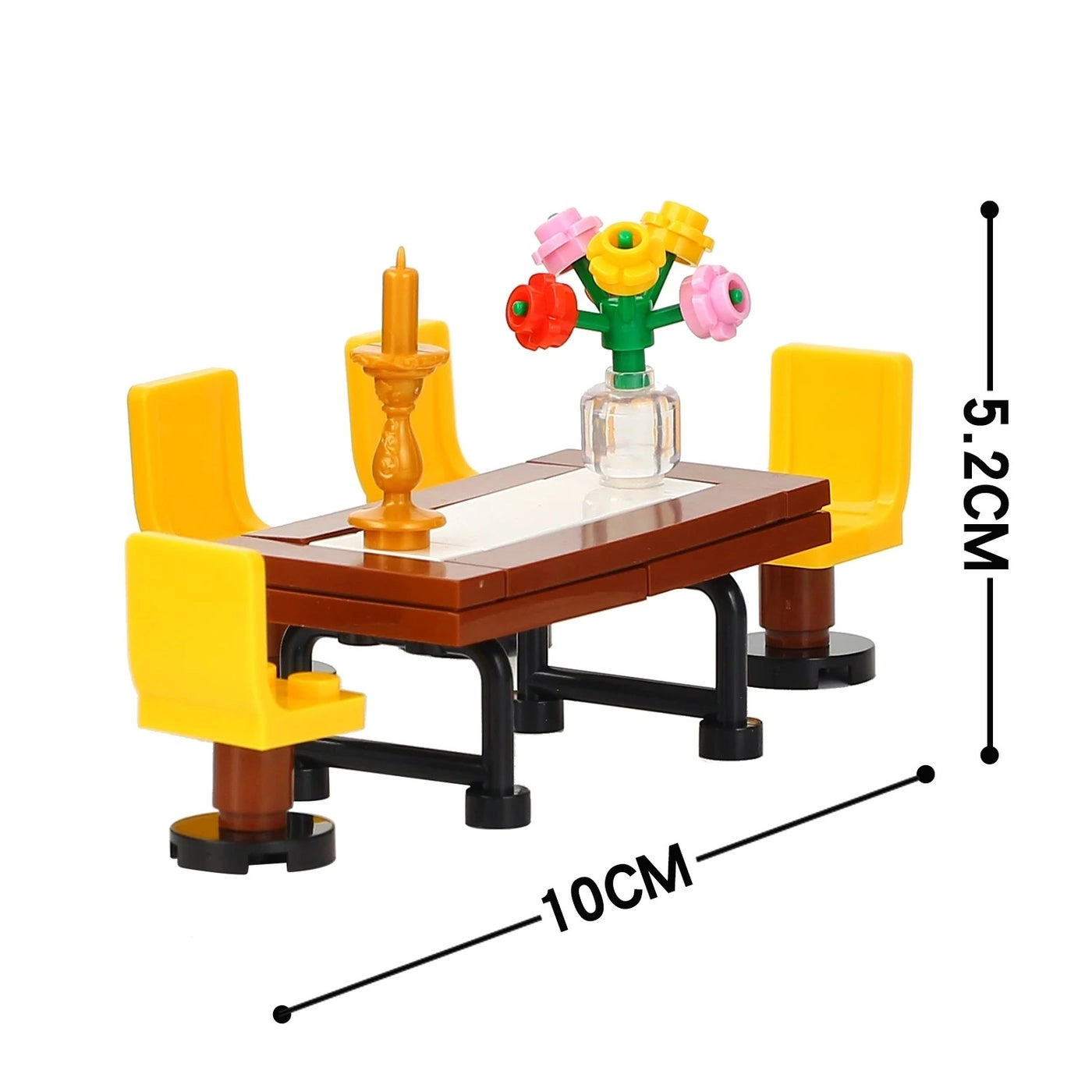 Bluejw MOC City Home - Bookcase Table MOC0021-A