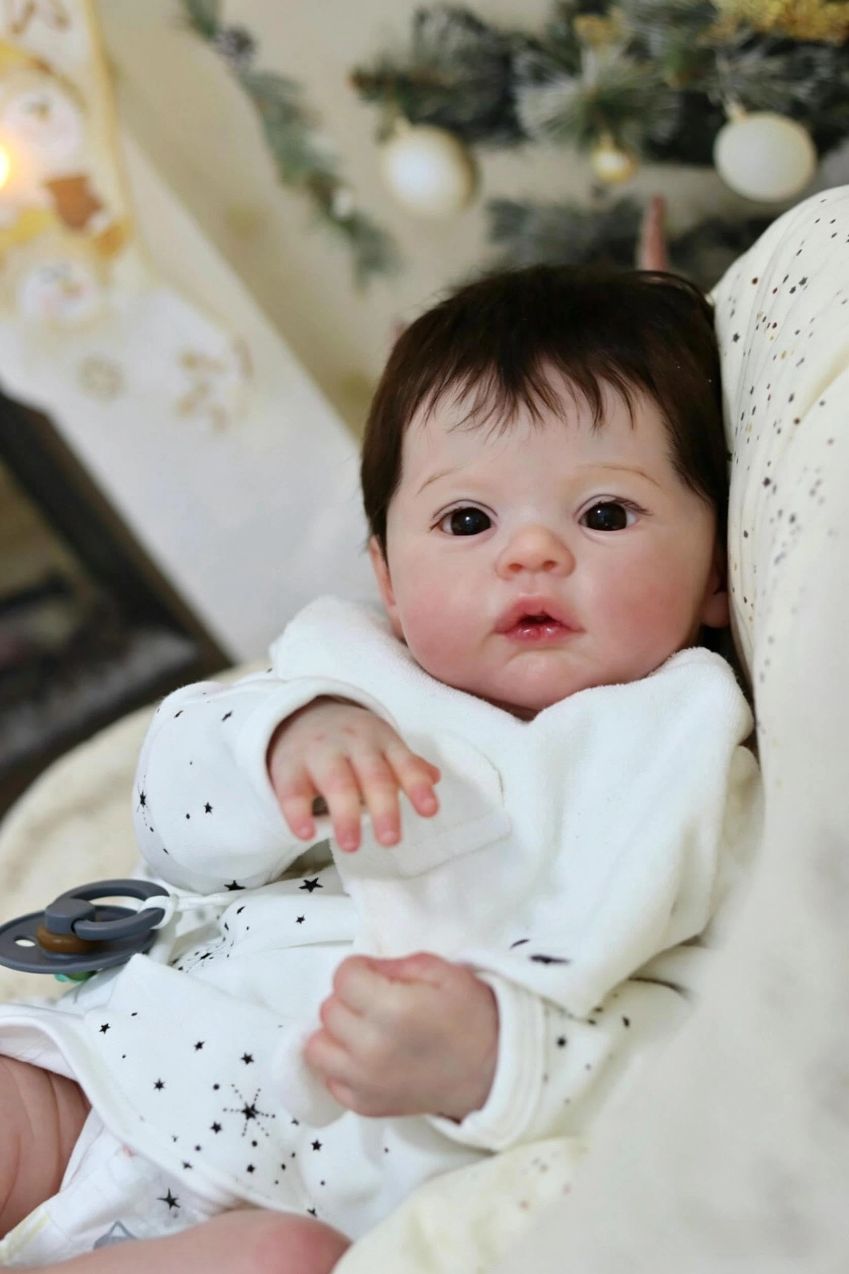 Nanjing Tianzeng Gifts Co.,Ltd Reborn Baby Doll - 18 inch Vinyl Weighted Ages 3+