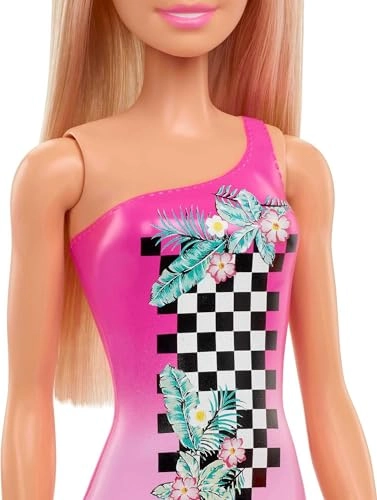 Barbie Beach Doll - Pink Bathing Suit Ages 3+