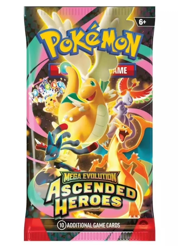 Pokémon Mega Evolution: Ascended Heroes - English 10pcs