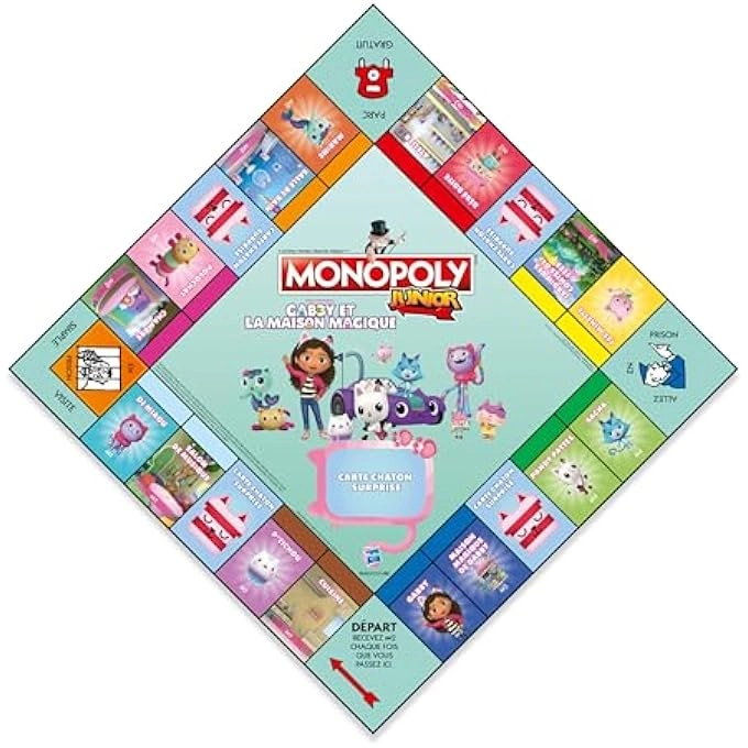Monopoly Junior: Gabby and the Magic House (Gabby's Dollhouse) (French)