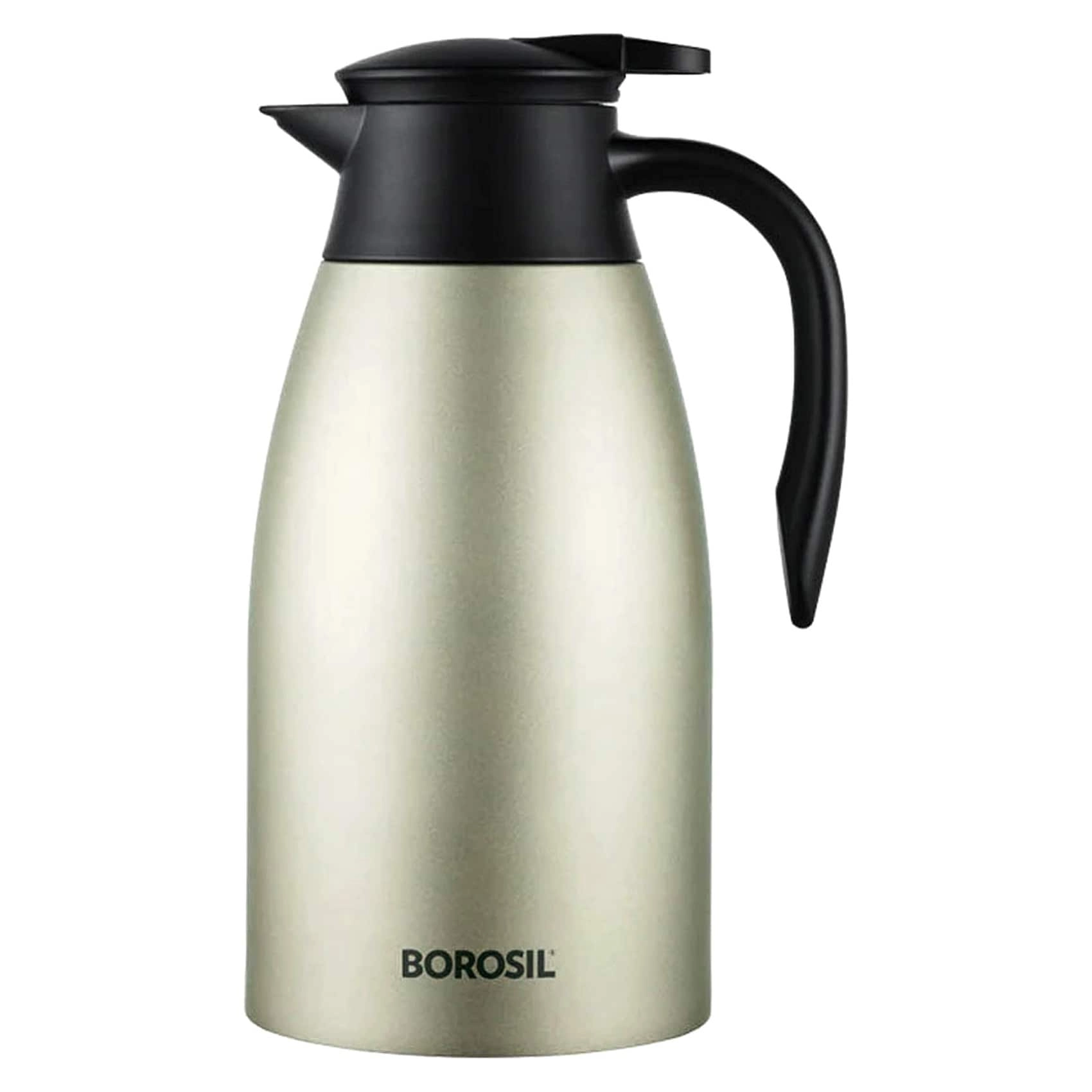 BOROSIL Vacuum Stainless Steel Teapot - 2L