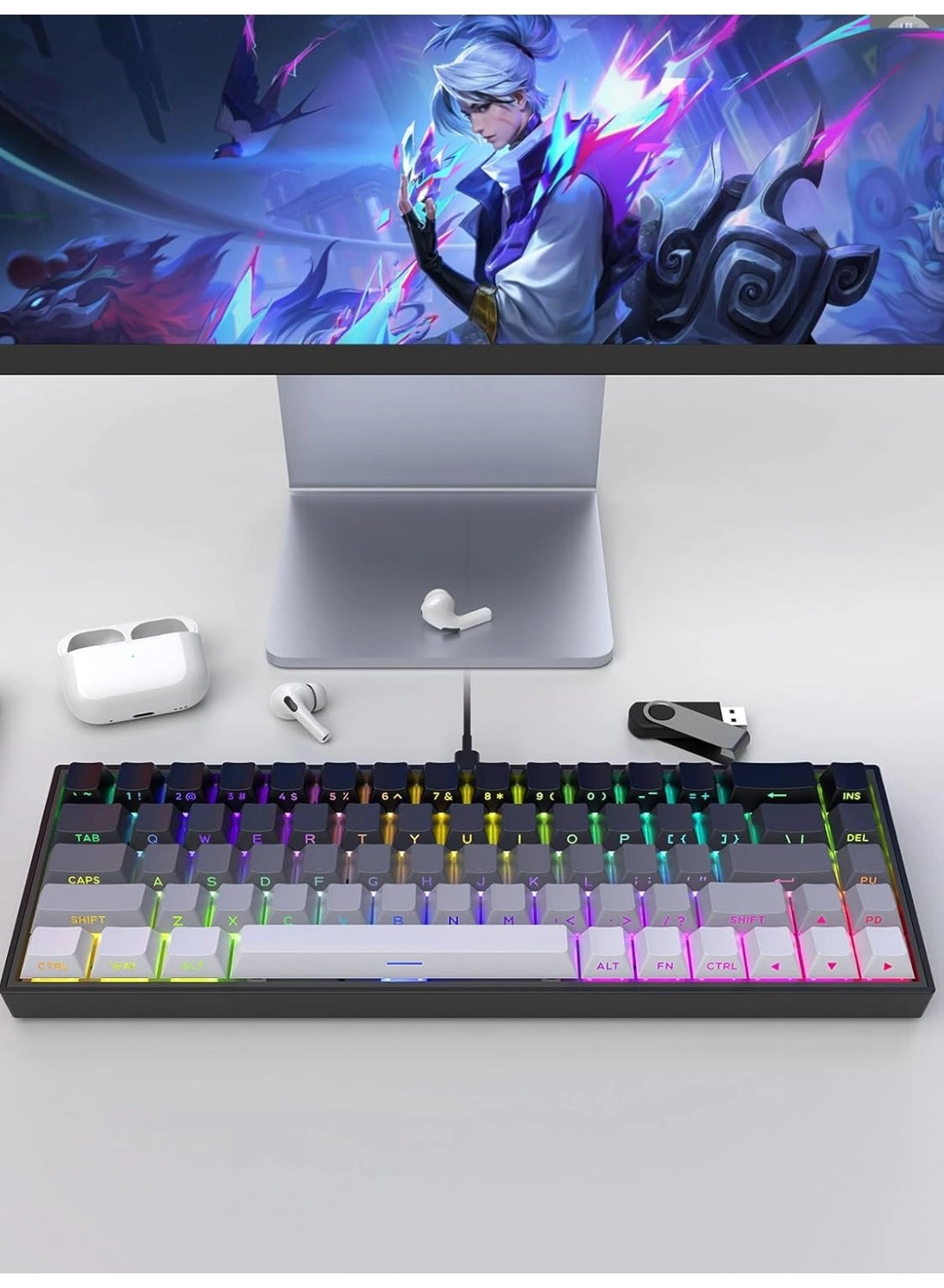 68-Key Mechanical Keyboard - Wired