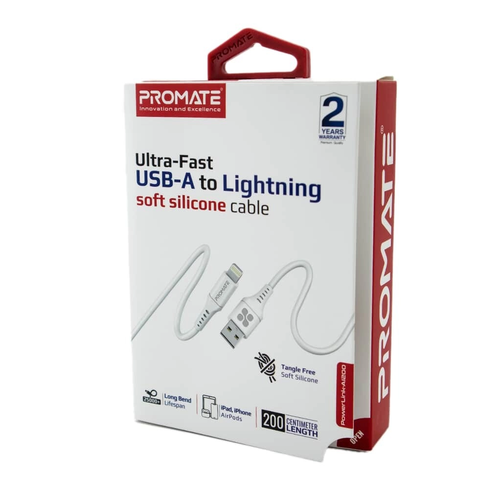 XCord-Ai Cable 10W USB-A to Lightning 1m Silicone